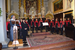 22/11/12, Turriaco, Chiesa di S.Rocco: concerto del coro Audite Juvenes